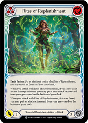 Rites of Replenishment (Blue) - Flesh and Blood TCG - MoxLand