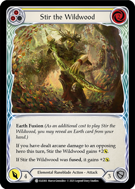 Stir the Wildwood (Yellow) - Flesh and Blood TCG - MoxLand