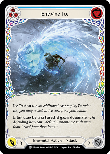 Entwine Ice (Blue) - Flesh and Blood TCG - MoxLand