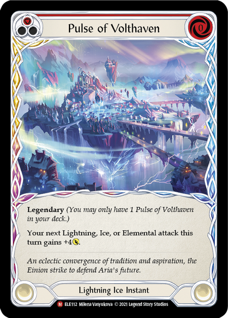 Pulse of Volthaven (Red) - Flesh and Blood TCG - MoxLand