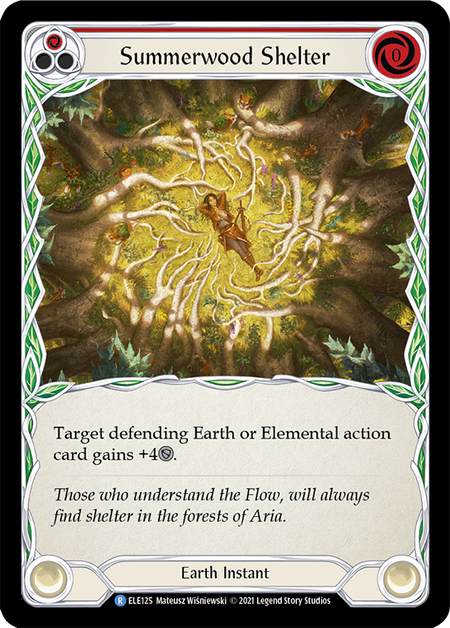 Summerwood Shelter (Red) - Flesh and Blood TCG - MoxLand