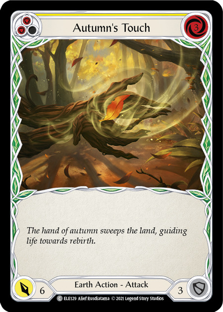 Autumn's Touch (Yellow) - Flesh and Blood TCG - MoxLand