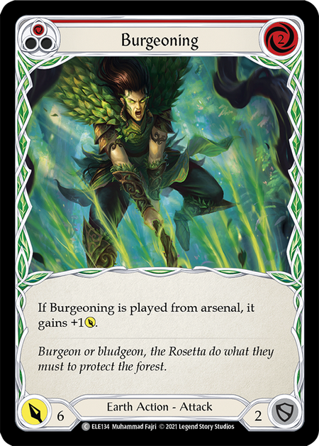 Burgeoning (Red) - Flesh and Blood TCG - MoxLand