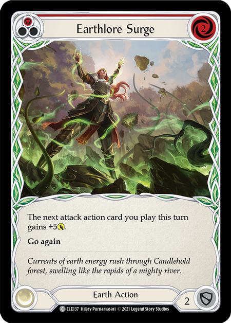 Earthlore Surge (Red) - Flesh and Blood TCG - MoxLand