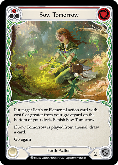 Sow Tomorrow (Red) - Flesh and Blood TCG - MoxLand