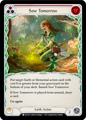 Sow Tomorrow (Red) - Flesh and Blood TCG - MoxLand