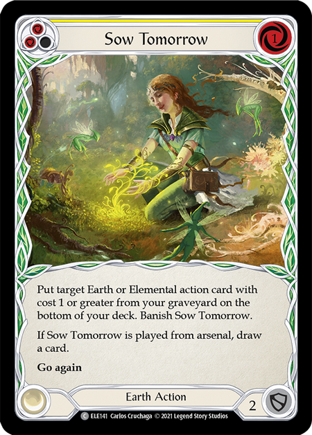 Sow Tomorrow (Yellow) - Flesh and Blood TCG - MoxLand