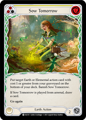 Sow Tomorrow (Yellow) - Flesh and Blood TCG - MoxLand