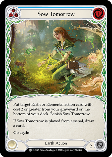Sow Tomorrow (Blue) - Flesh and Blood TCG - MoxLand