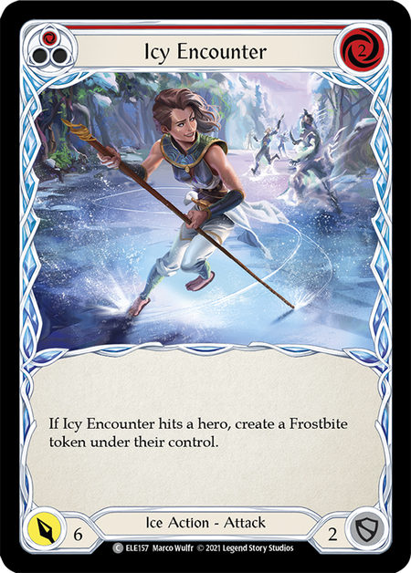 Icy Encounter (Red) - Flesh and Blood TCG - MoxLand