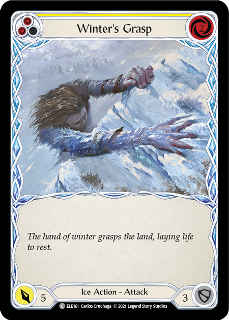 Winter's Grasp (Yellow) - Flesh and Blood TCG - MoxLand