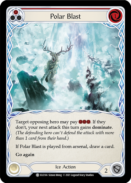 Polar Blast (Red) - Flesh and Blood TCG - MoxLand