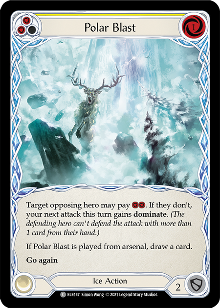 Polar Blast (Yellow) - Flesh and Blood TCG - MoxLand