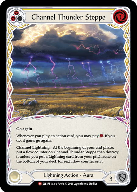 Channel Thunder Steppe (Yellow) - Flesh and Blood TCG - MoxLand