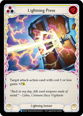Lightning Press (Yellow) - Flesh and Blood TCG - MoxLand