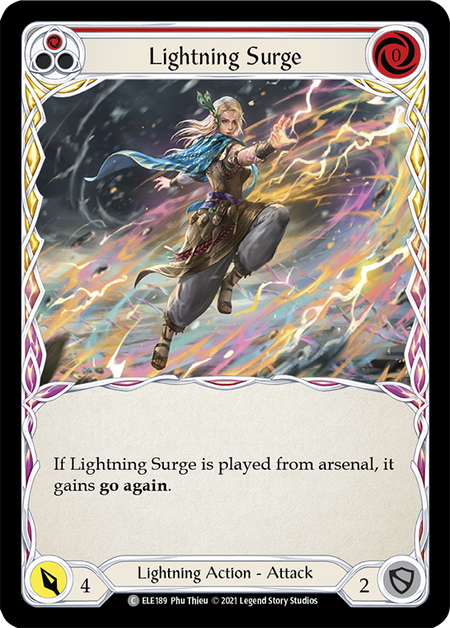 Lightning Surge (Red) - Flesh and Blood TCG - MoxLand