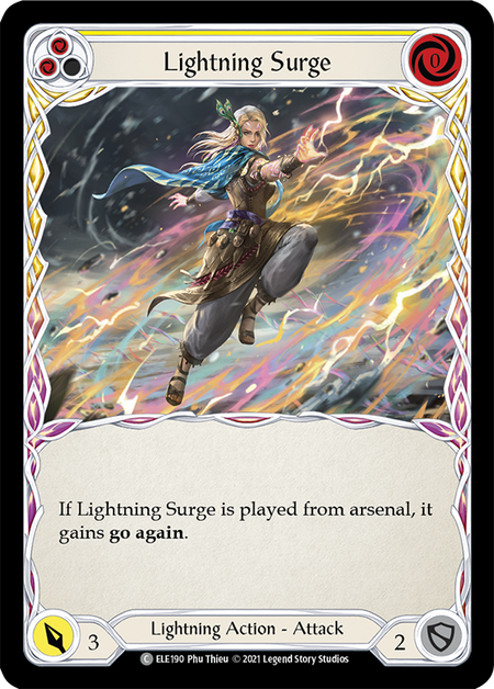 Lightning Surge (Yellow) - Flesh and Blood TCG - MoxLand