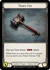 Titan's Fist - Flesh and Blood TCG - MoxLand