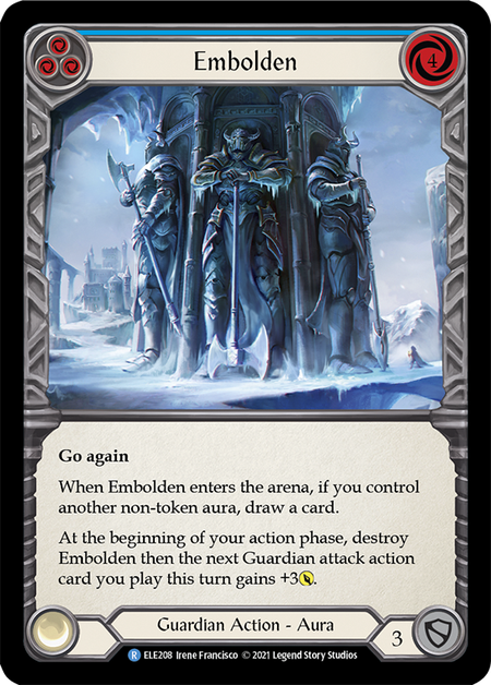 Embolden (Blue) - Flesh and Blood TCG - MoxLand