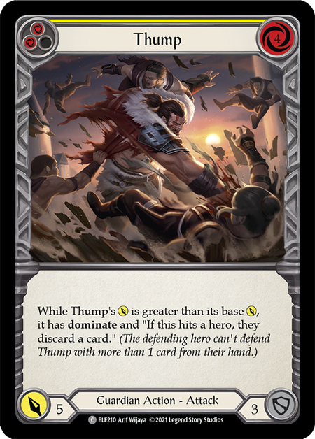 Thump (Yellow) - Flesh and Blood TCG - MoxLand