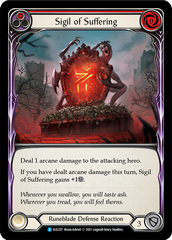 Sigil of Suffering (Red) - Flesh and Blood TCG - MoxLand