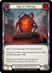 Sigil of Suffering (Yellow) - Flesh and Blood TCG - MoxLand