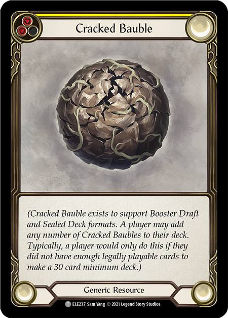 Cracked Bauble (Yellow) - Flesh and Blood TCG - MoxLand