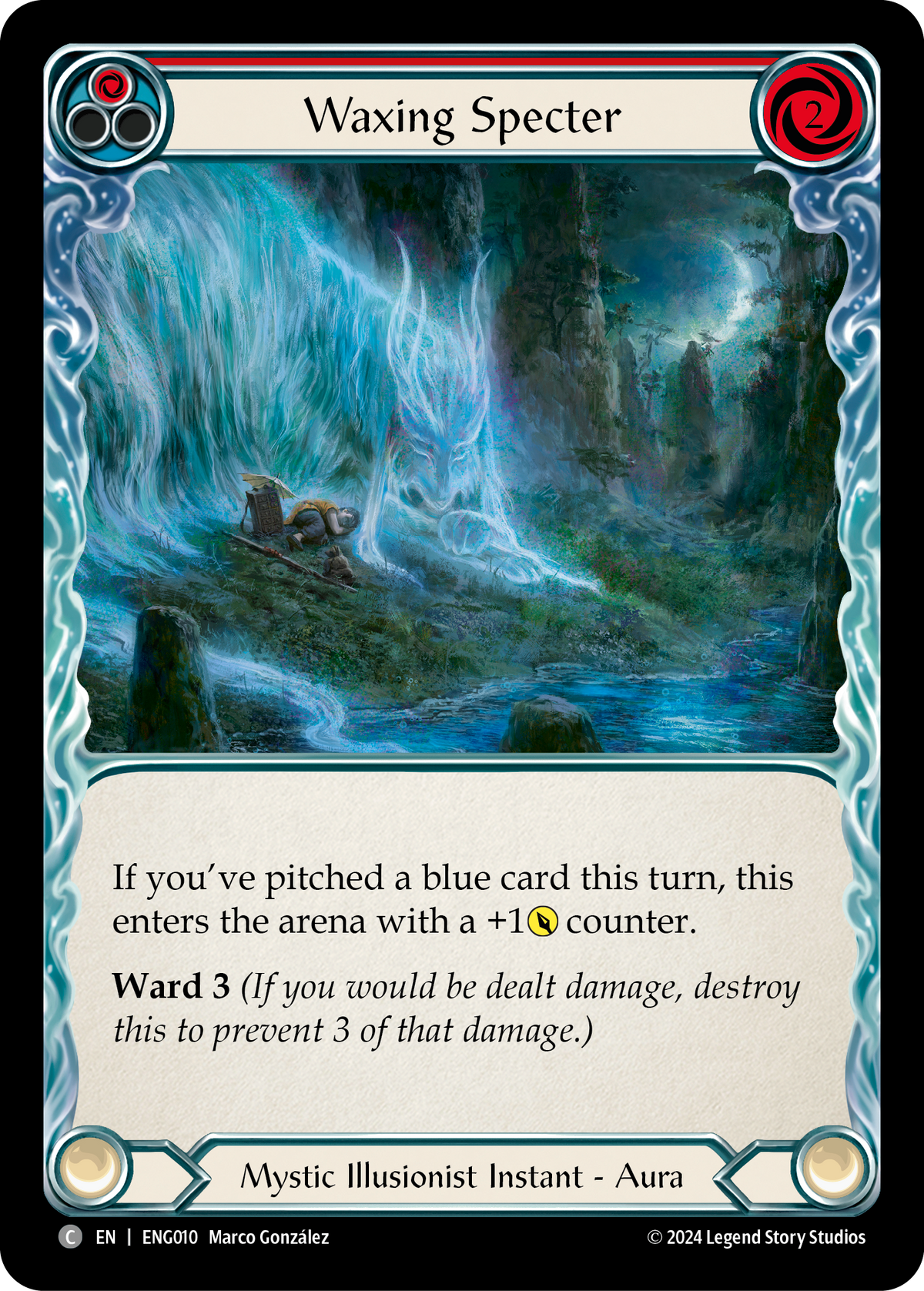 Waxing Specter (Red) - Flesh and Blood TCG - MoxLand