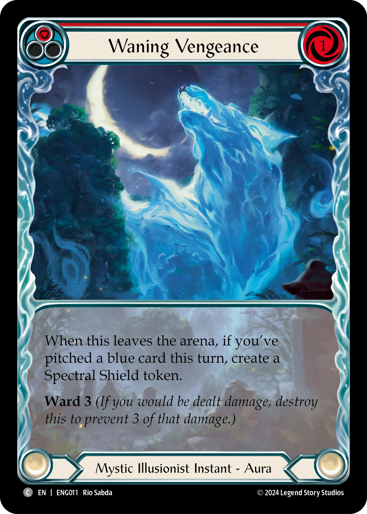 Waning Vengeance (Red) - Flesh and Blood TCG - MoxLand