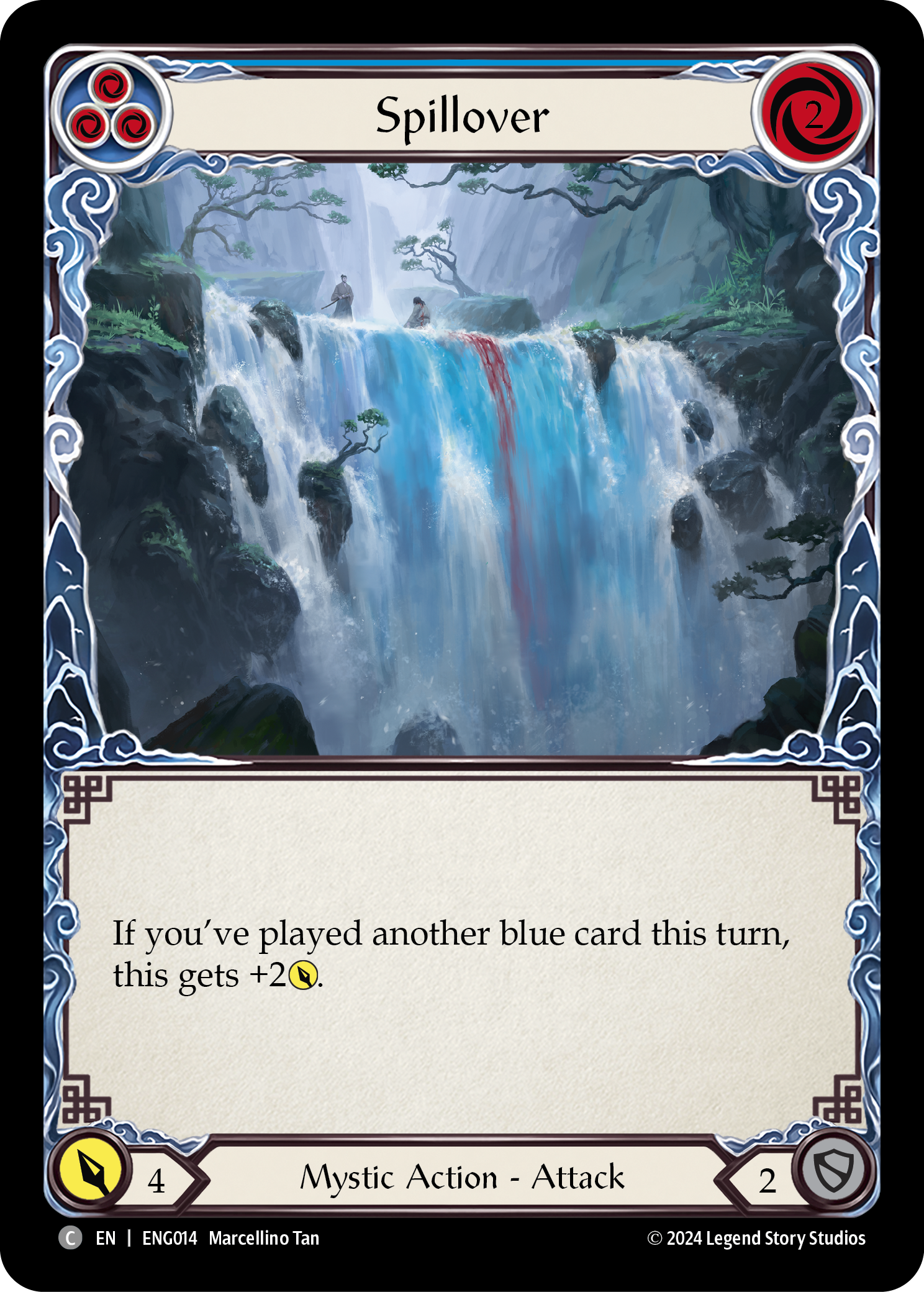 Spillover (Blue) - Flesh and Blood TCG - MoxLand