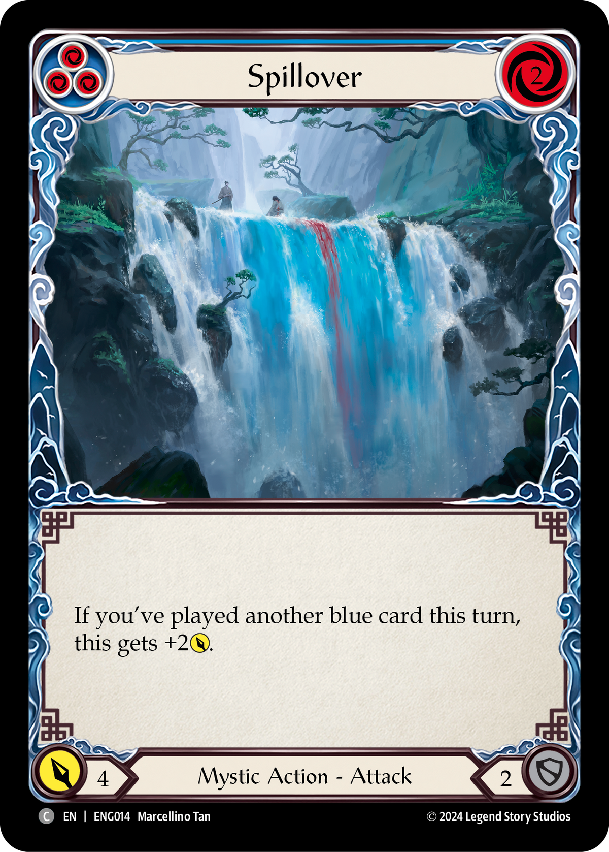 Spillover (Blue) - Flesh and Blood TCG - MoxLand