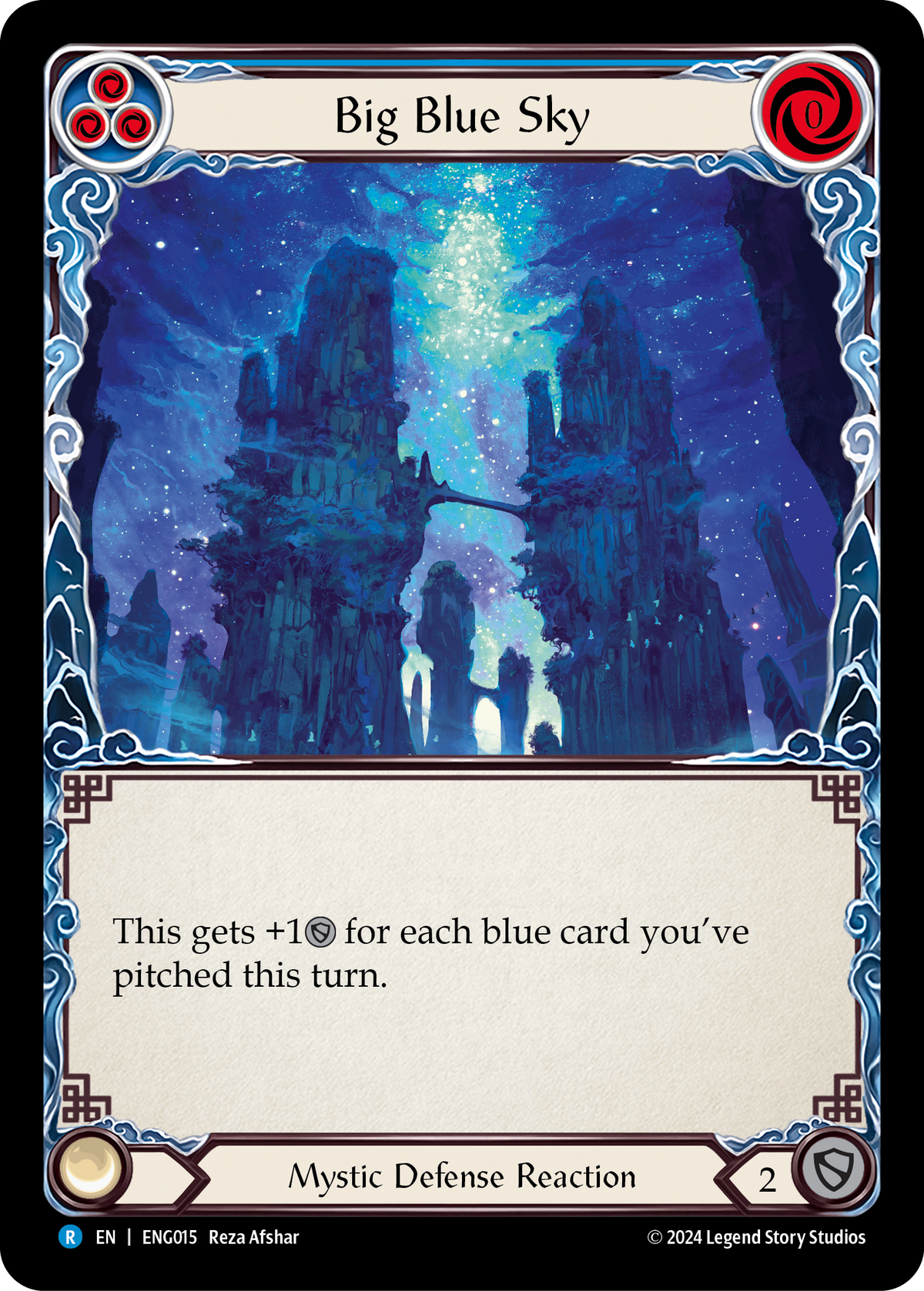 Big Blue Sky (Blue) - Flesh and Blood TCG - MoxLand