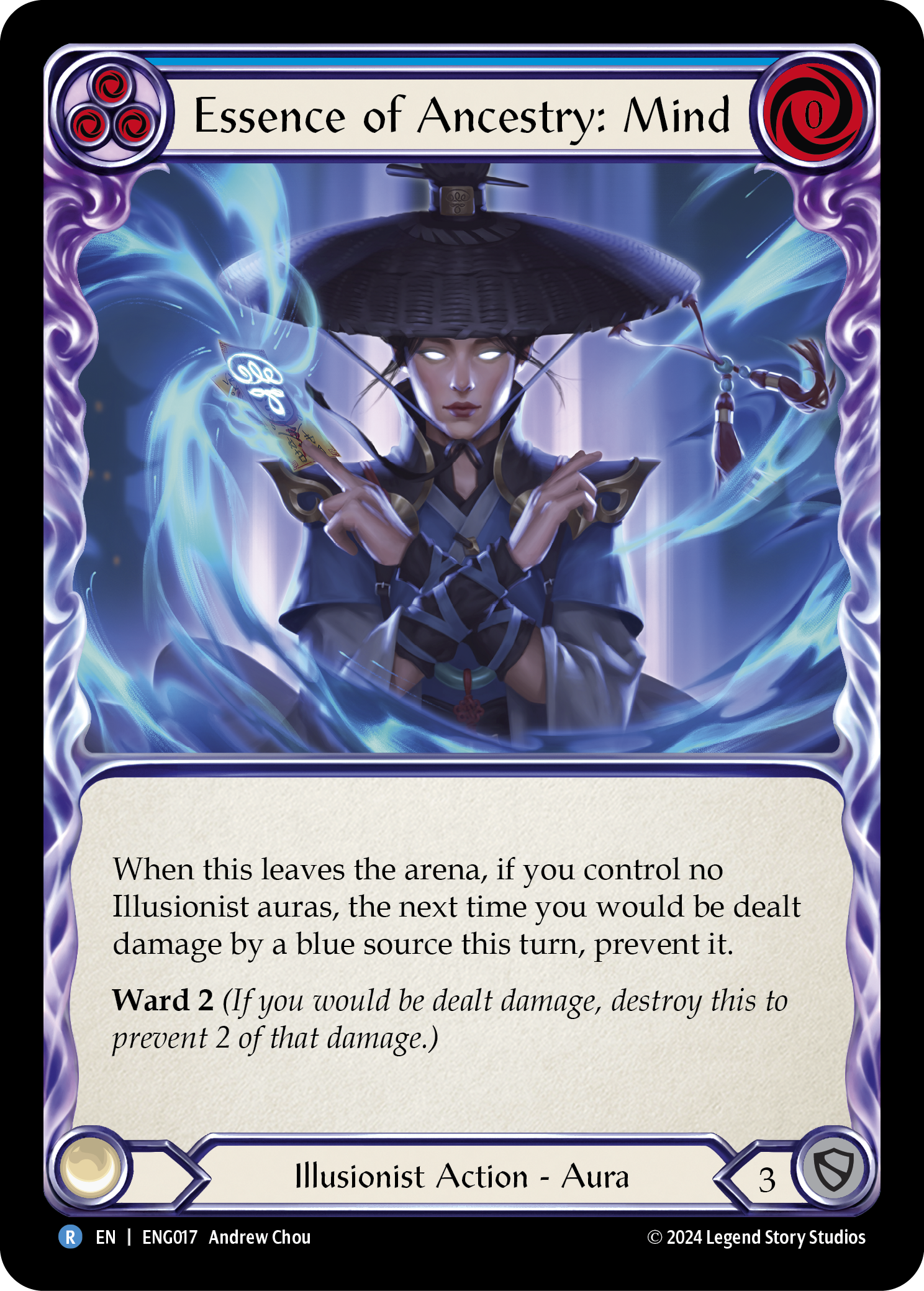 Essence of Ancestry: Mind (Blue) - Flesh and Blood TCG - MoxLand