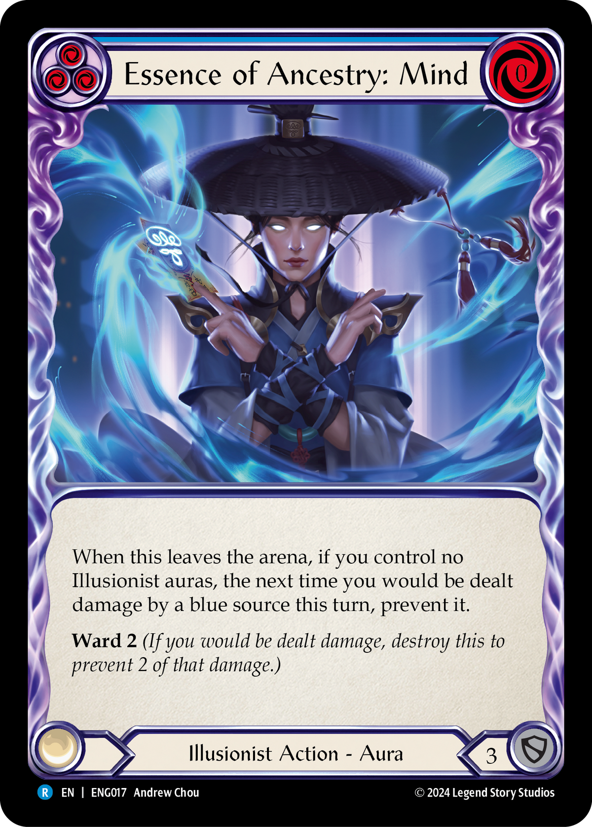 Essence of Ancestry: Mind (Blue) - Flesh and Blood TCG - MoxLand