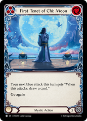 First Tenet of Chi: Moon (Blue) - Flesh and Blood TCG - MoxLand