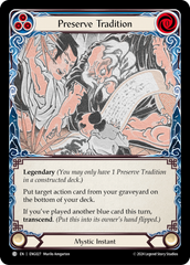 Preserve Tradition (Blue) // Inner Chi (Blue) - Flesh and Blood TCG - MoxLand