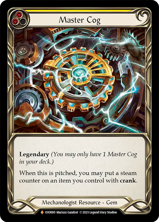 Master Cog (Yellow) - Flesh and Blood TCG - MoxLand