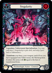 Singularity (Red) // Teklovossen, the Mechropotent - Flesh and Blood TCG - MoxLand