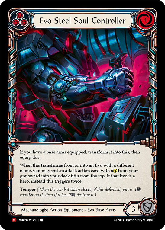 Evo Steel Soul Controller (Blue) - Flesh and Blood TCG - MoxLand