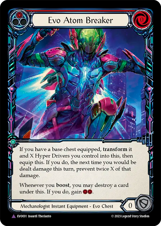Evo Atom Breaker (Red) - Flesh and Blood TCG - MoxLand