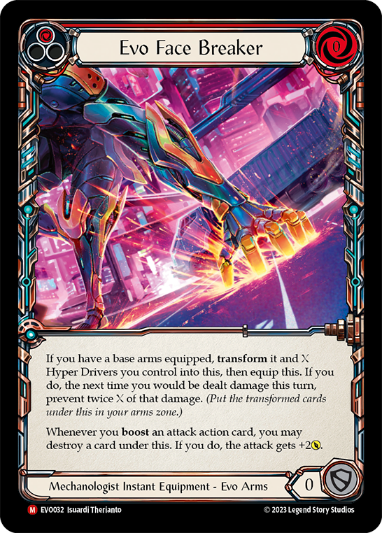 Evo Face Breaker (Red) - Flesh and Blood TCG - MoxLand
