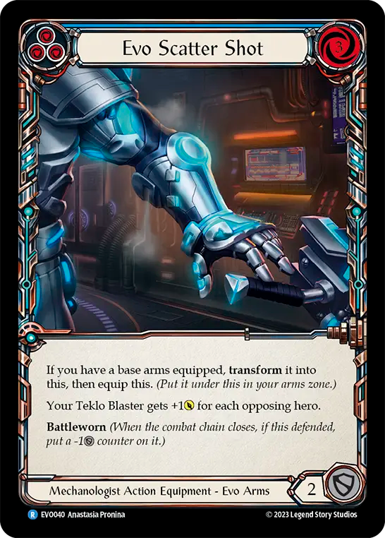 Evo Scatter Shot (Blue) - Flesh and Blood TCG - MoxLand