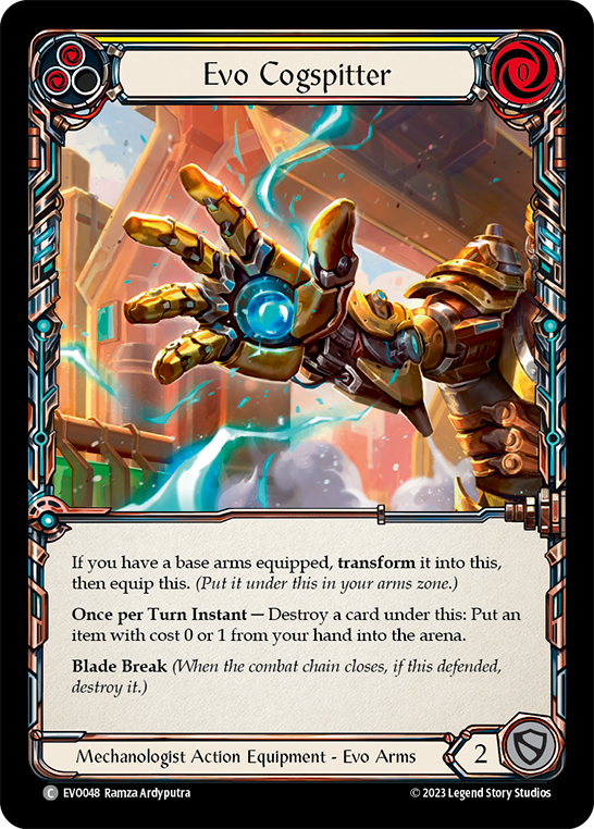 Evo Cogspitter (Yellow) - Flesh and Blood TCG - MoxLand