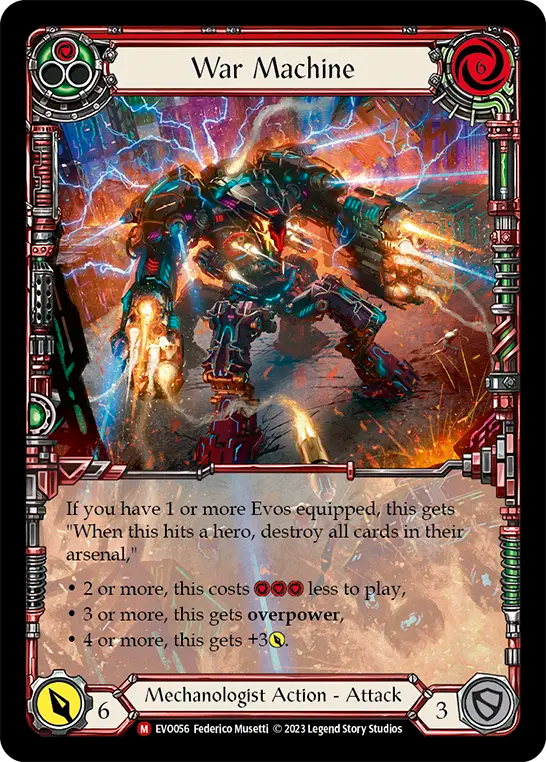 War Machine (Red) - Flesh and Blood TCG - MoxLand