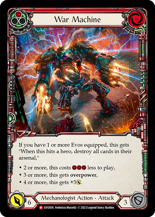 War Machine (Red) - Flesh and Blood TCG - MoxLand