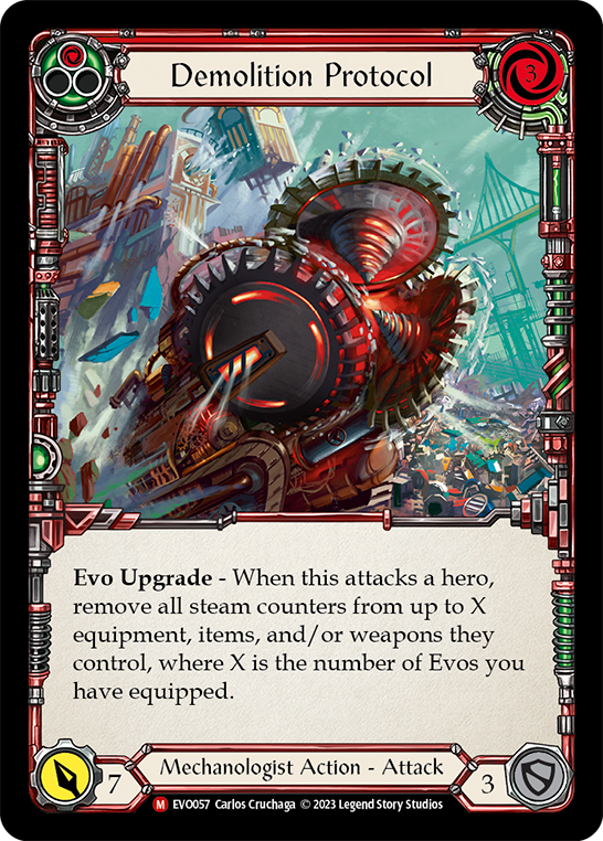 Demolition Protocol (Red) - Flesh and Blood TCG - MoxLand
