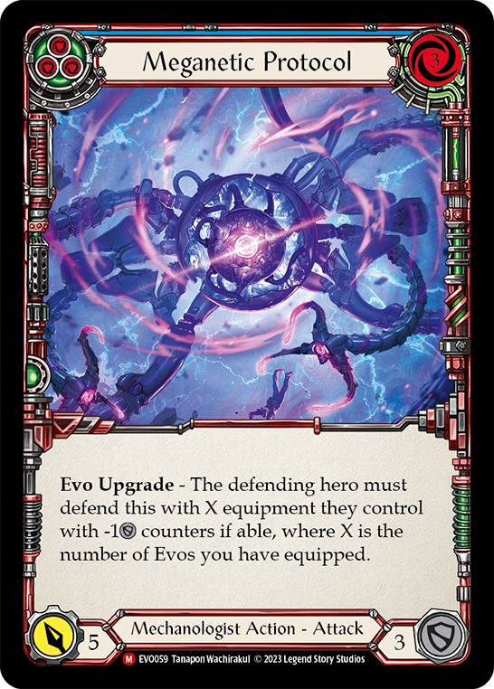 Meganetic Protocol (Blue) - Flesh and Blood TCG - MoxLand