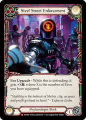 Steel Street Enforcement (Blue) - Flesh and Blood TCG - MoxLand