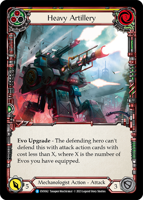 Heavy Artillery (Yellow) - Flesh and Blood TCG - MoxLand
