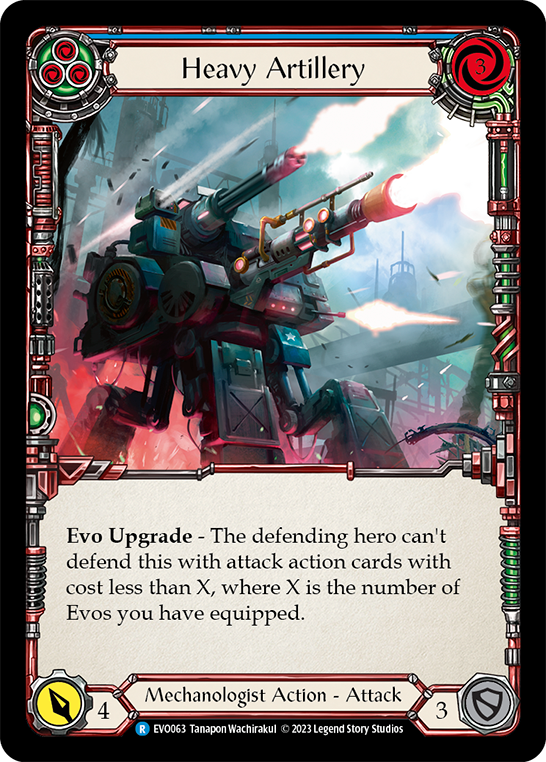 Heavy Artillery (Blue) - Flesh and Blood TCG - MoxLand